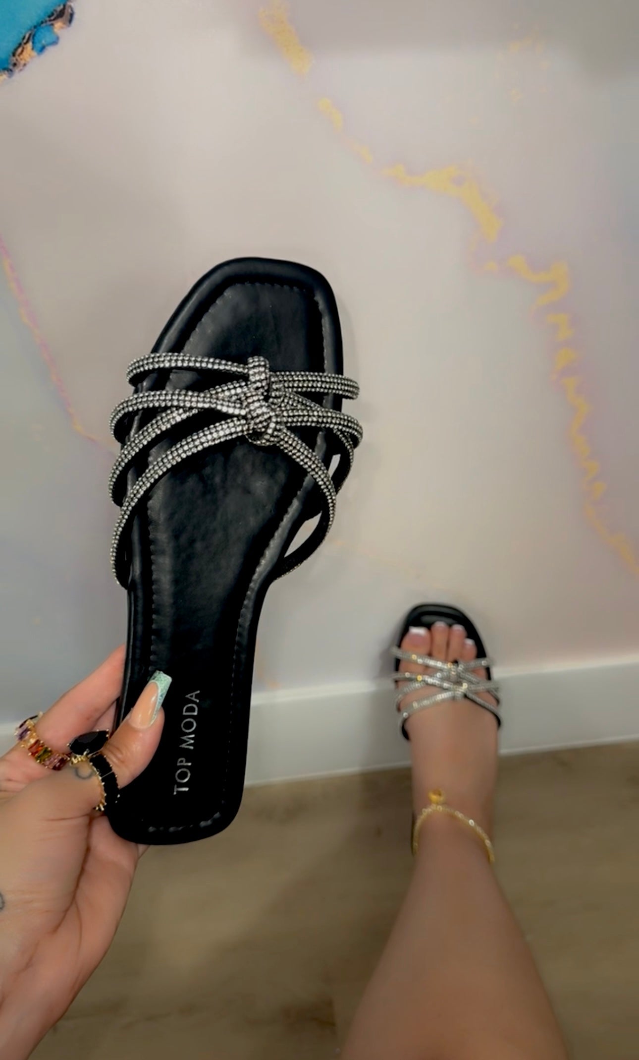 Valentina RhineStone Sandal