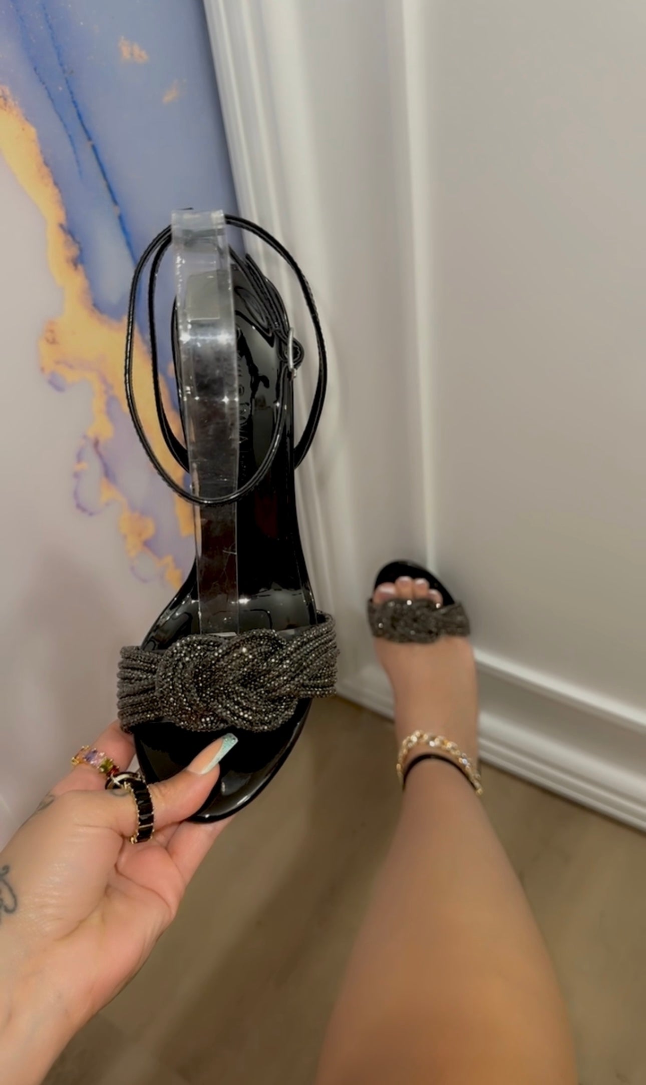 Jimena Ankle Strap Heel