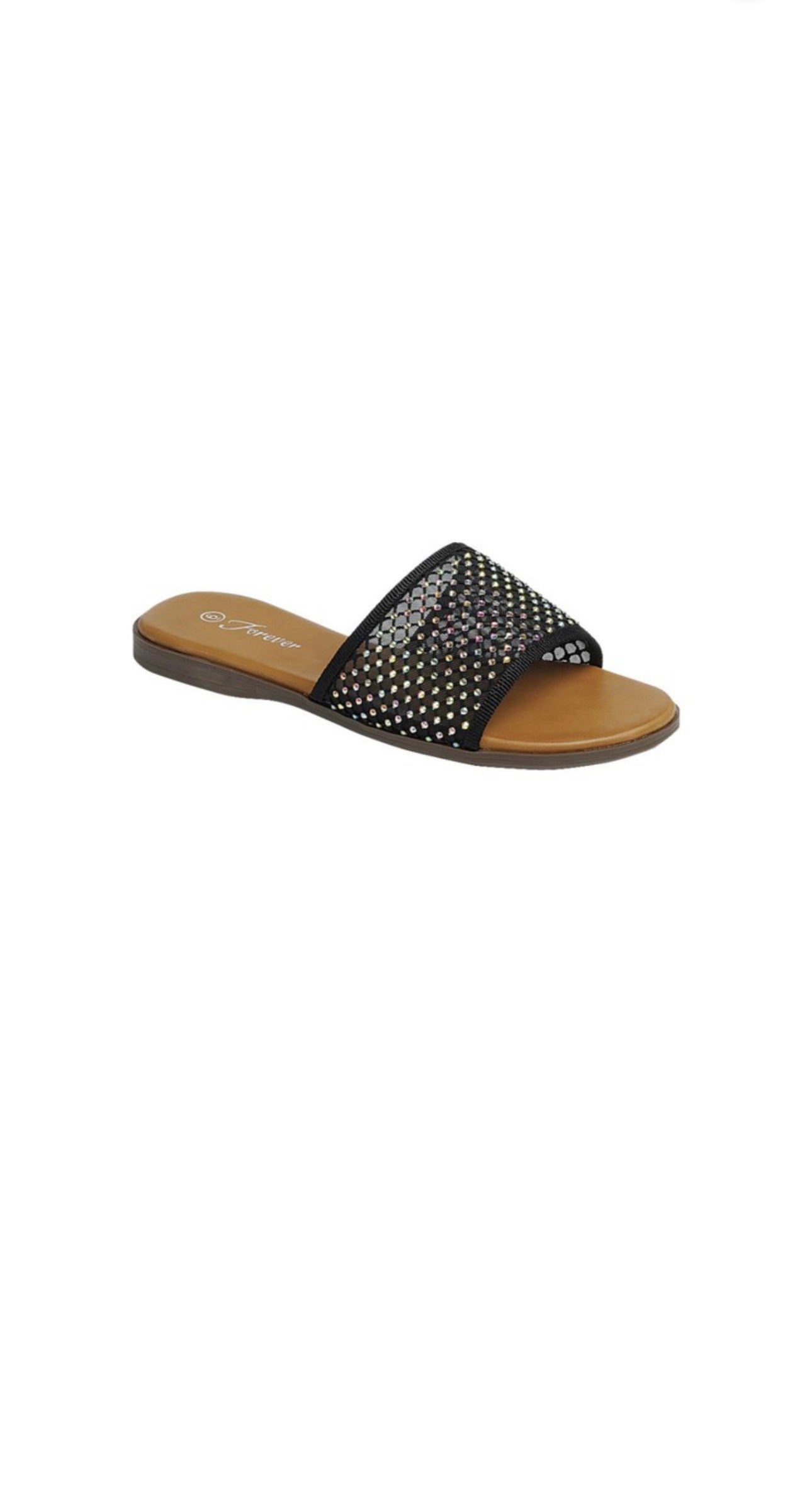 Jessica RhineStone Slip On Sandal