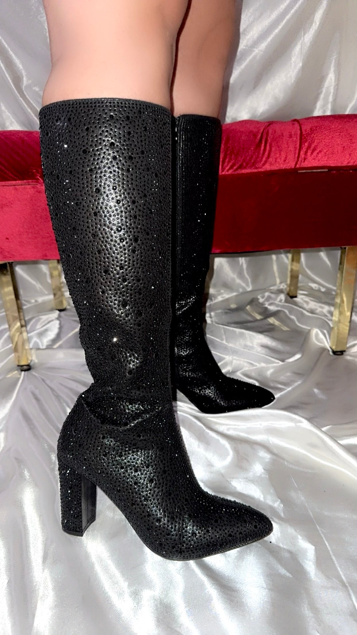 Azari RhineStone Boot