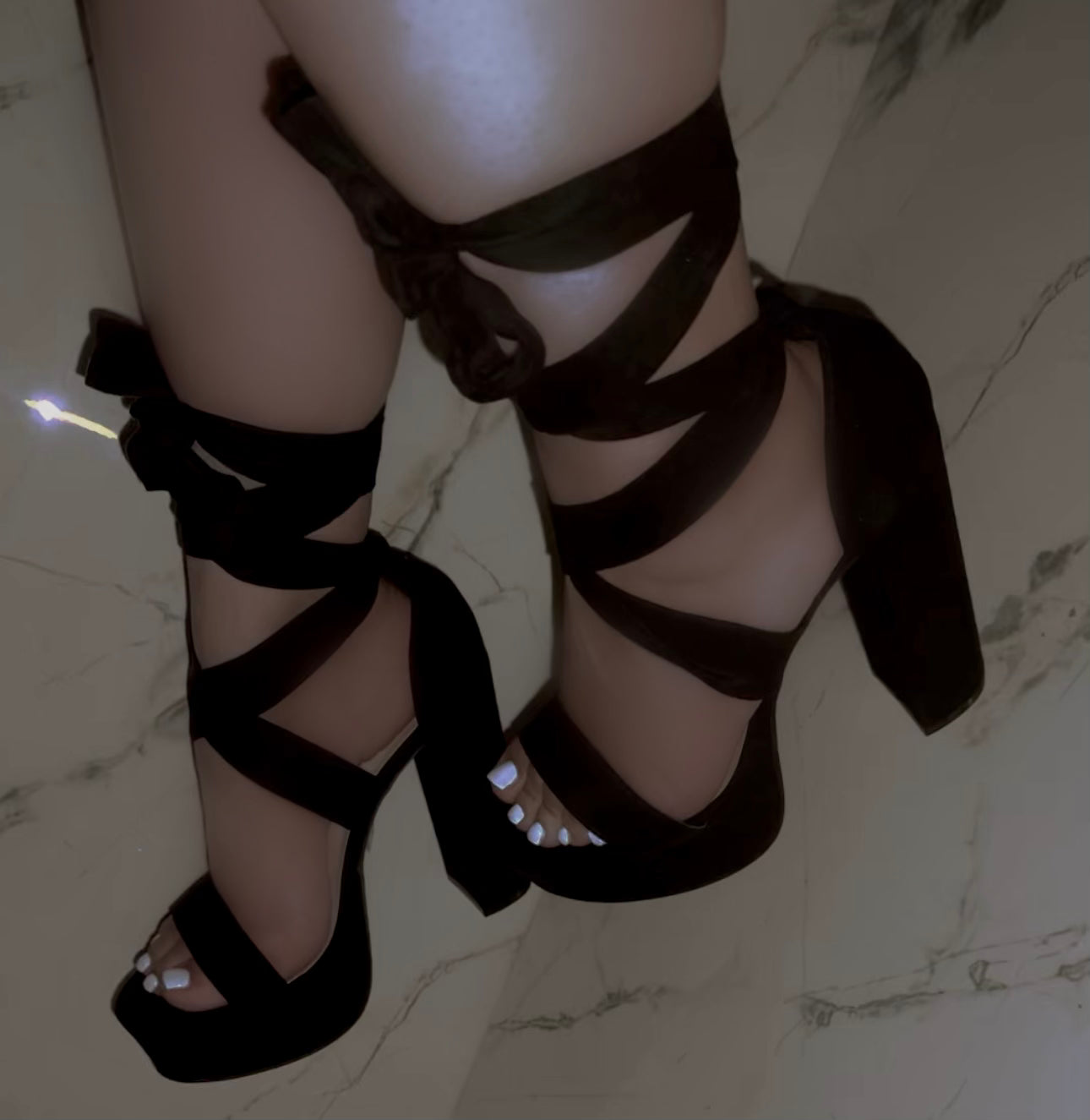 Griselda PlatForm Heel - Black