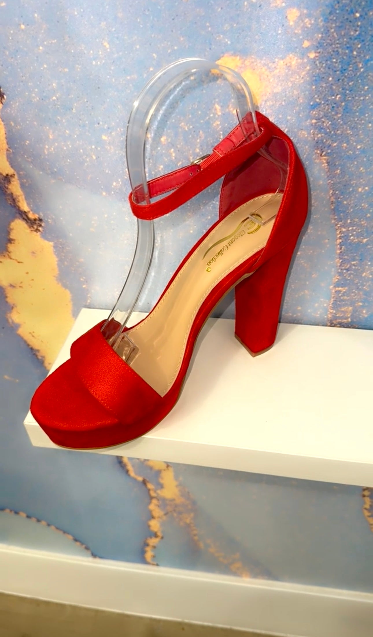 Betty Ankle Strap Heel