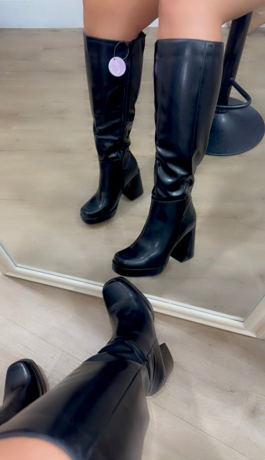 Gia Chunky Heel PlatForm Boot