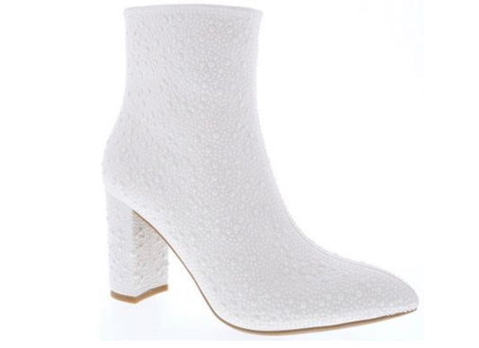 Perla Ankle Boot - White