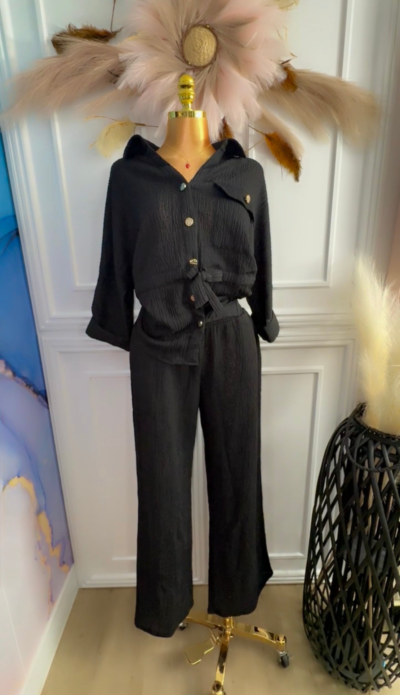 Dahlia Button Down Set