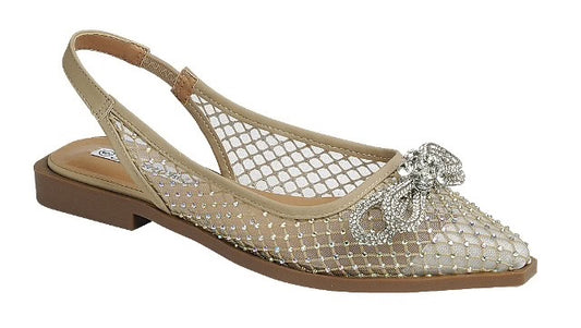 Elsy Closed Toe Bow Flat