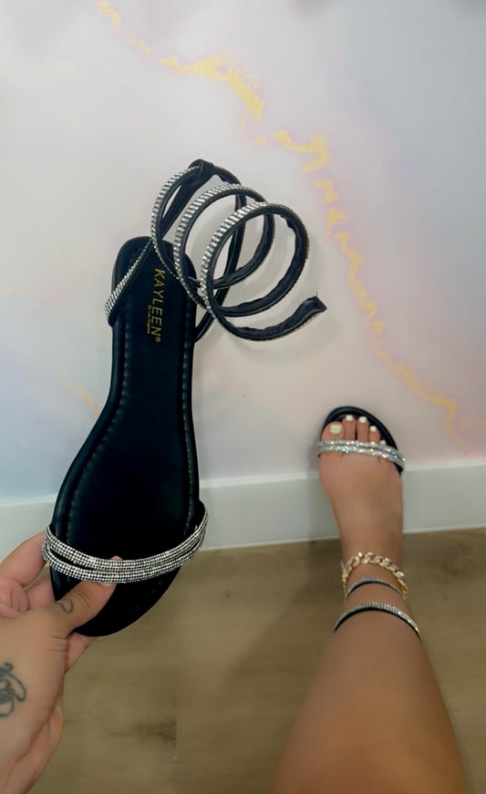 Nicole Spiral Wrap Sandal