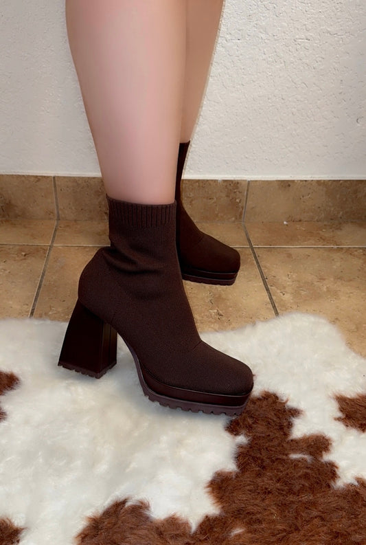 Karina Ankle Boot - Chocolate